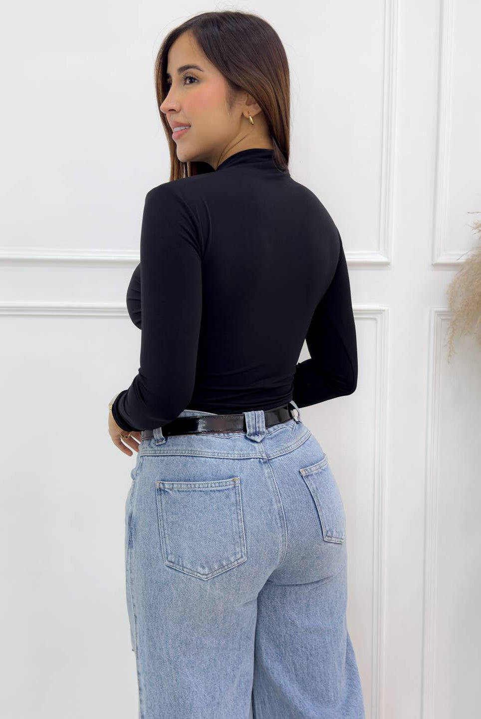 BLUSA MATILDA NEGRA - Tienda Coral