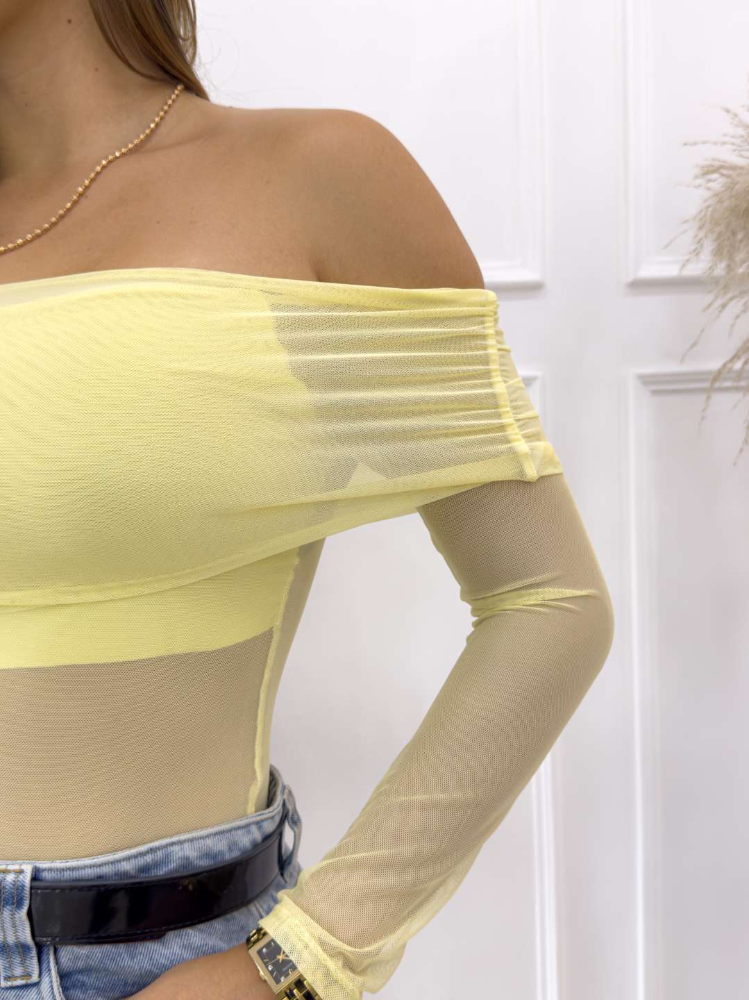BLUSA ELODY AMARILLA - Tienda Coral