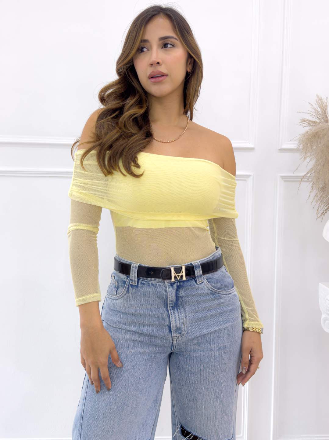 BLUSA ELODY AMARILLA - Tienda Coral