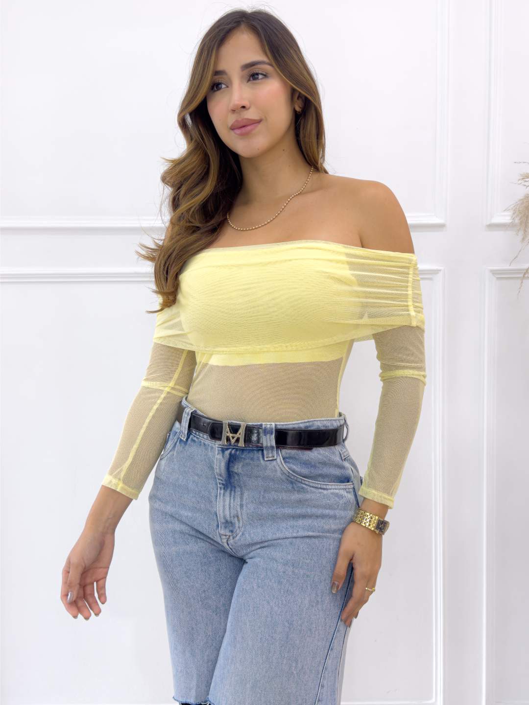 BLUSA ELODY AMARILLA - Tienda Coral