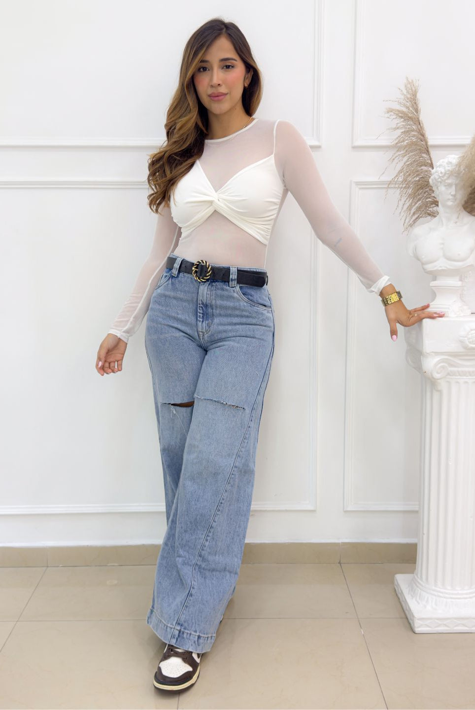 BLUSA GEMMA BLANCA - Tienda Coral