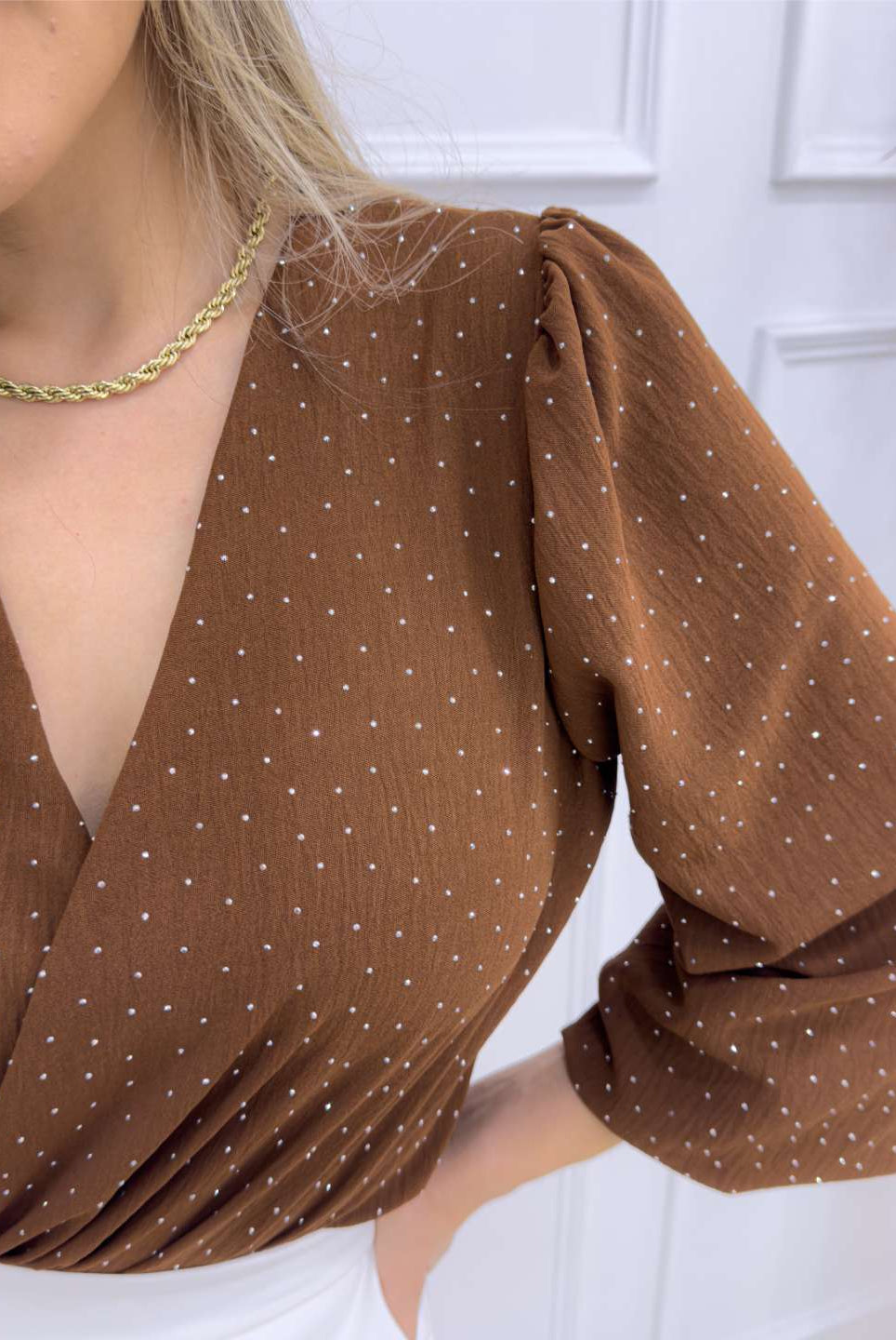 BLUSA VICTORIA BRIGHT CAFE - Tienda Coral