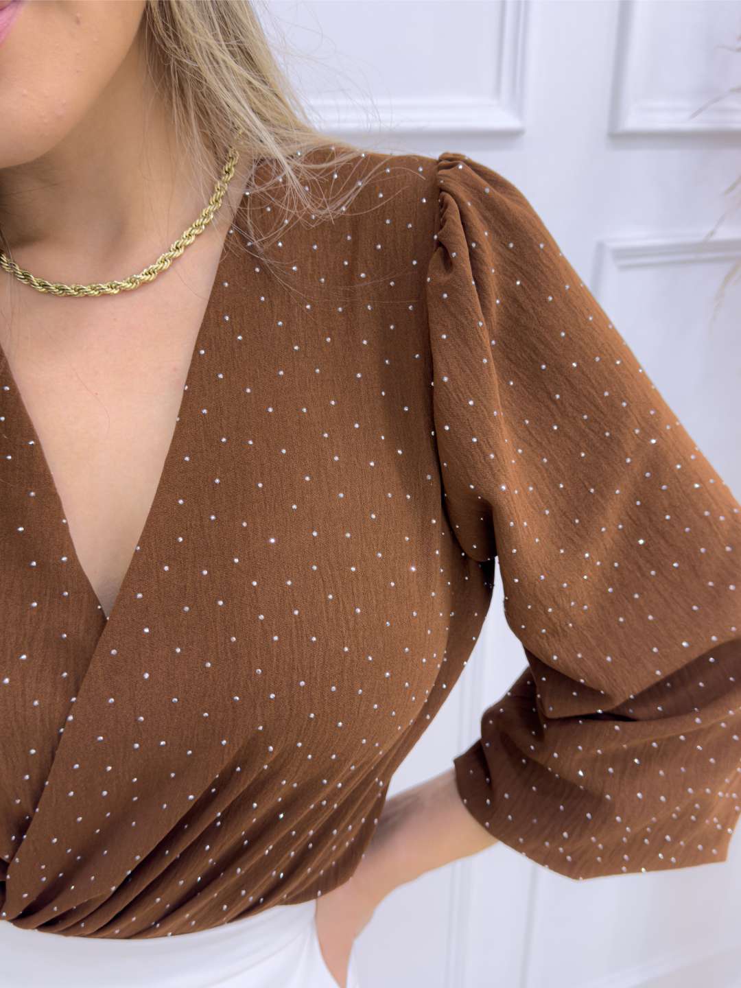 BLUSA VICTORIA BRIGHT CAFE - Tienda Coral