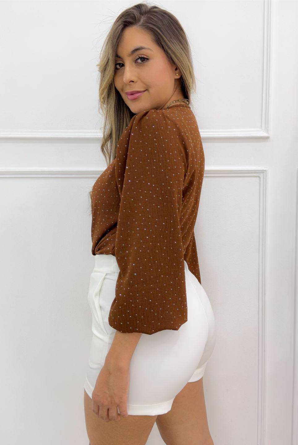 BLUSA VICTORIA BRIGHT CAFE - Tienda Coral