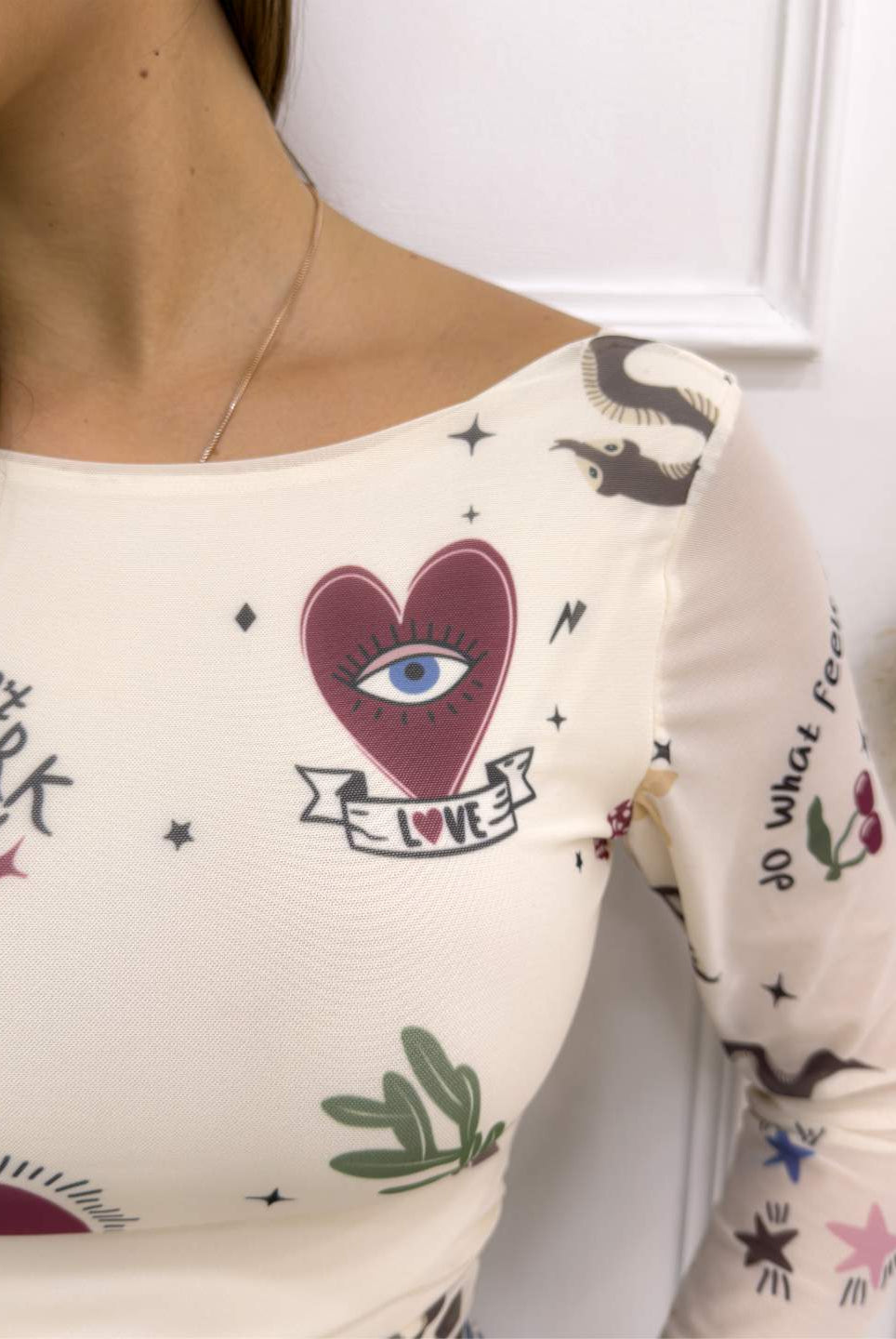 BODY MISTICA MARFIL - Tienda Coral