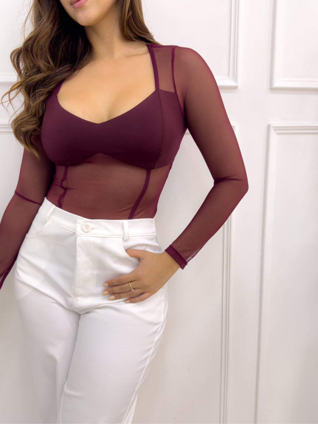 BODY MADONNA VINOTINTO - Tienda Coral