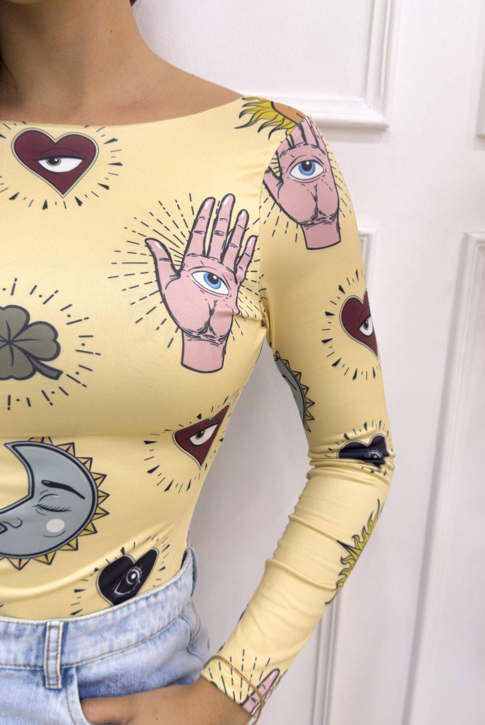 BODY TIZIANA AMARILLO - Tienda Coral