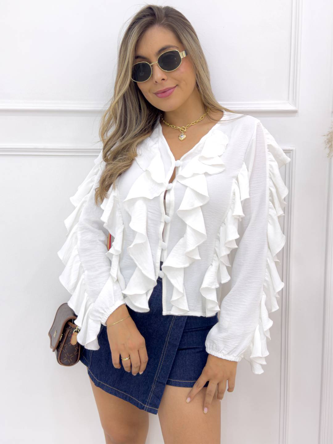 CAMISA IRIS BLANCA - Tienda Coral