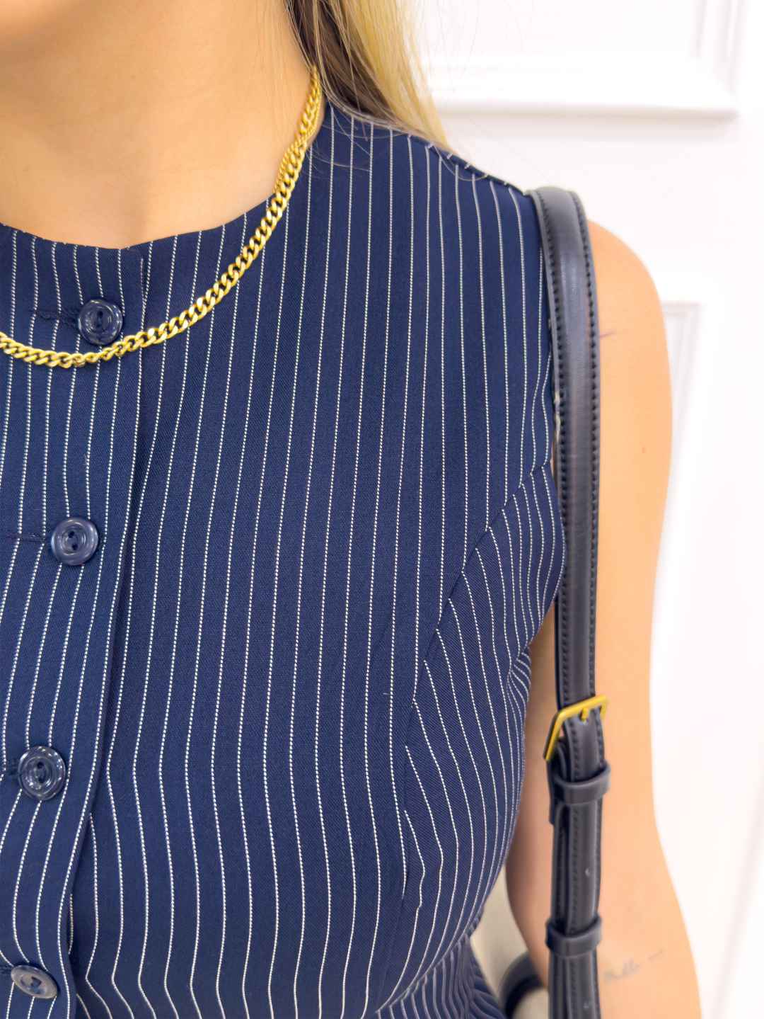 CHALECO ZARA AZUL - Tienda Coral