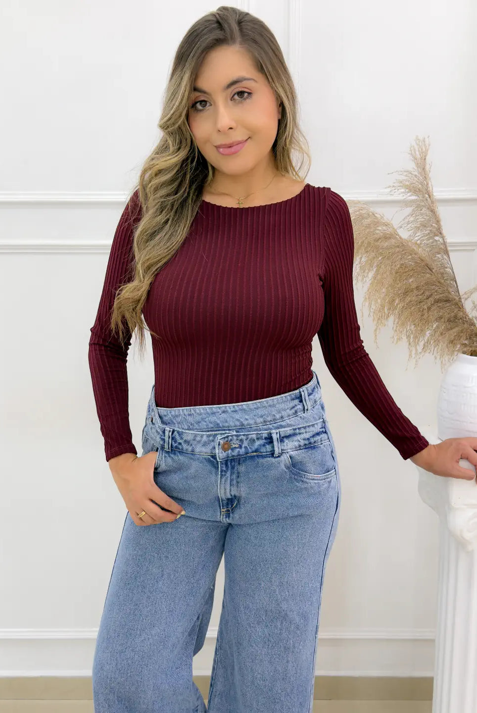 BODY NASHVILLE VINOTINTO - Tienda Coral