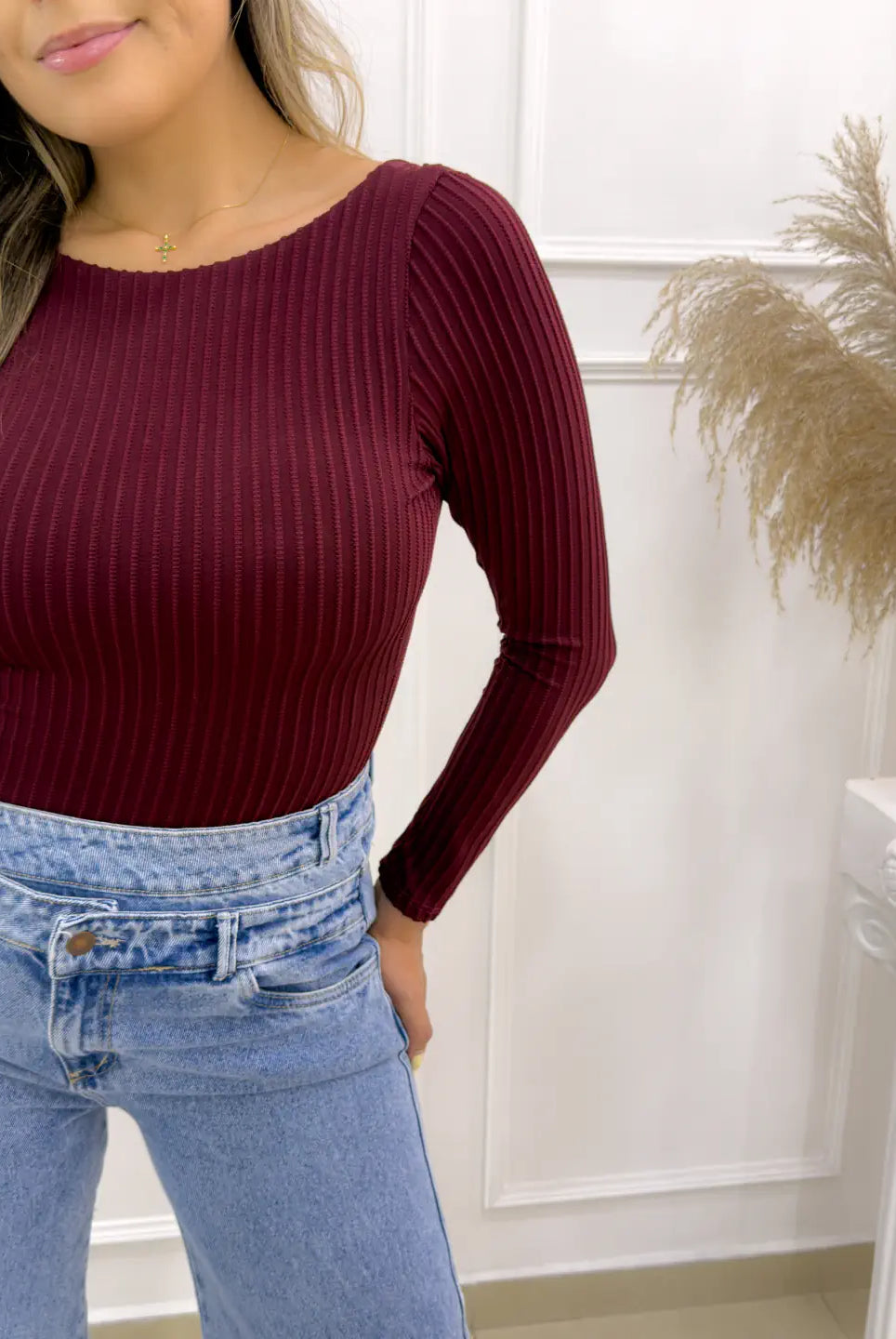 BODY NASHVILLE VINOTINTO - Tienda Coral