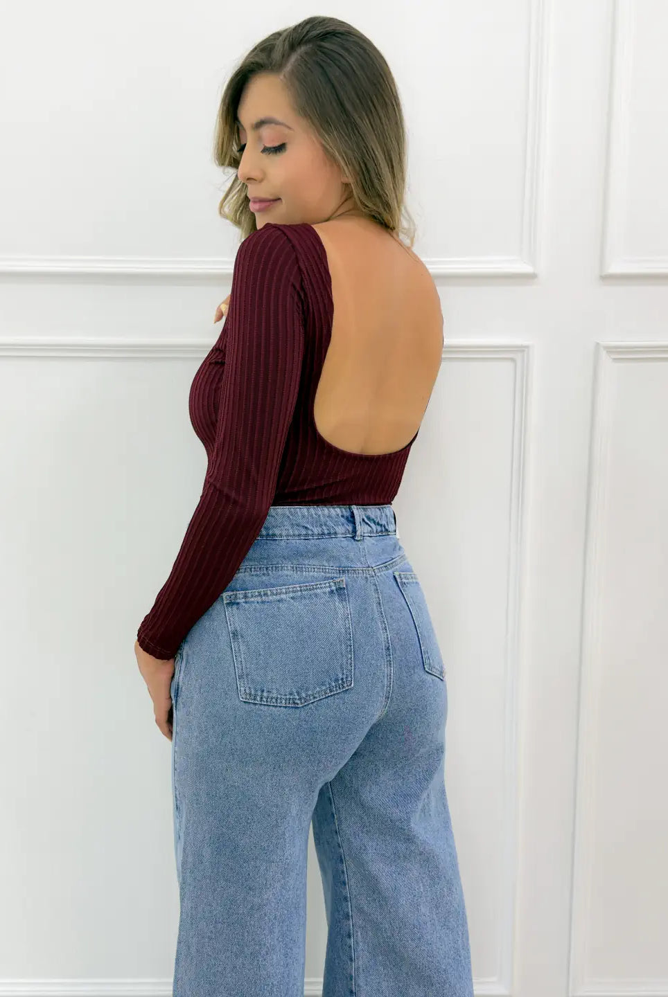 BODY NASHVILLE VINOTINTO - Tienda Coral