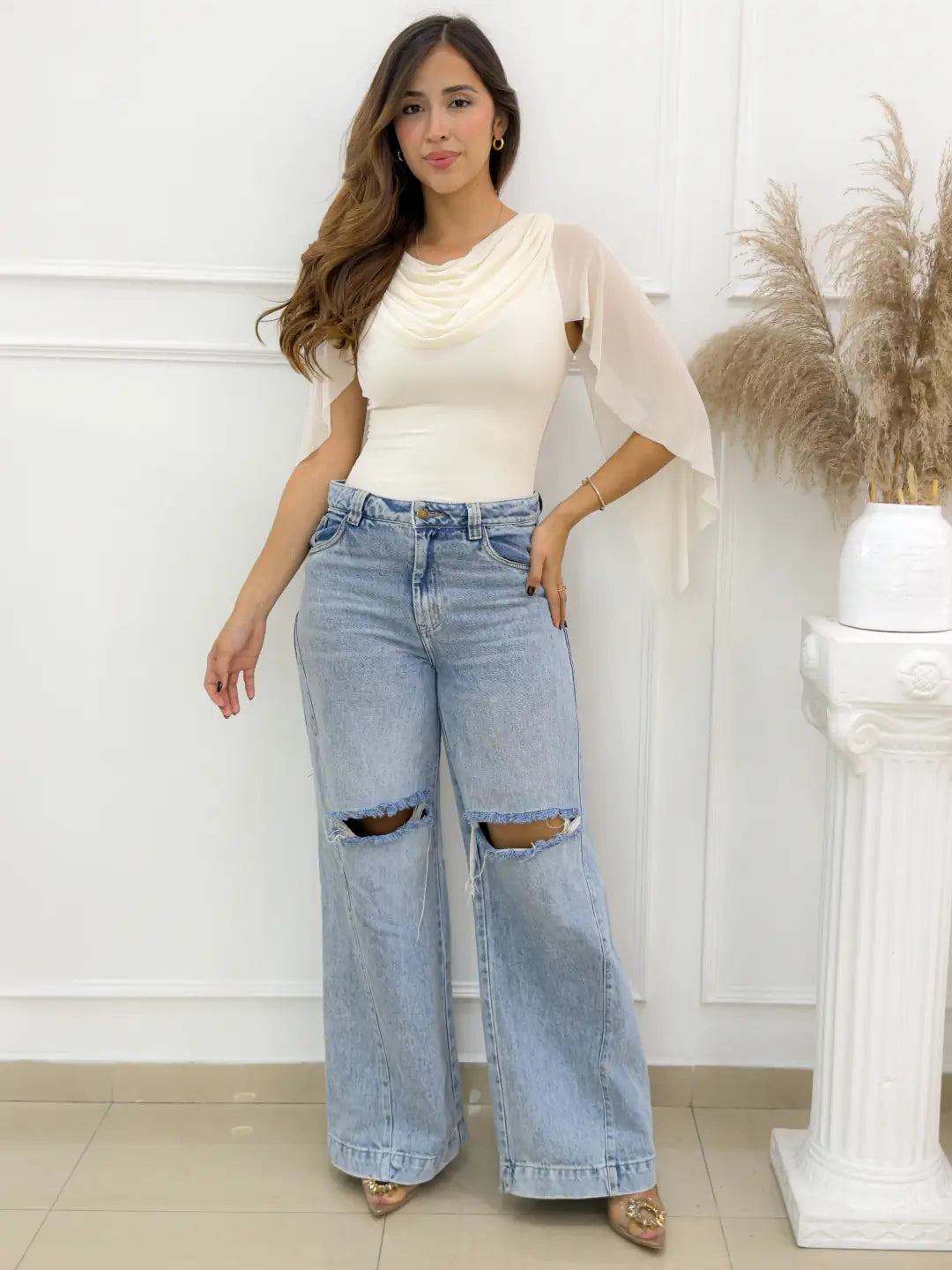 BODY LOREINE MARFIL - Tienda Coral