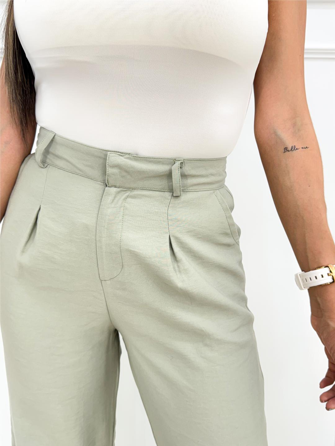 PANTALON NADIA VERDE MENTA - Tienda Coral