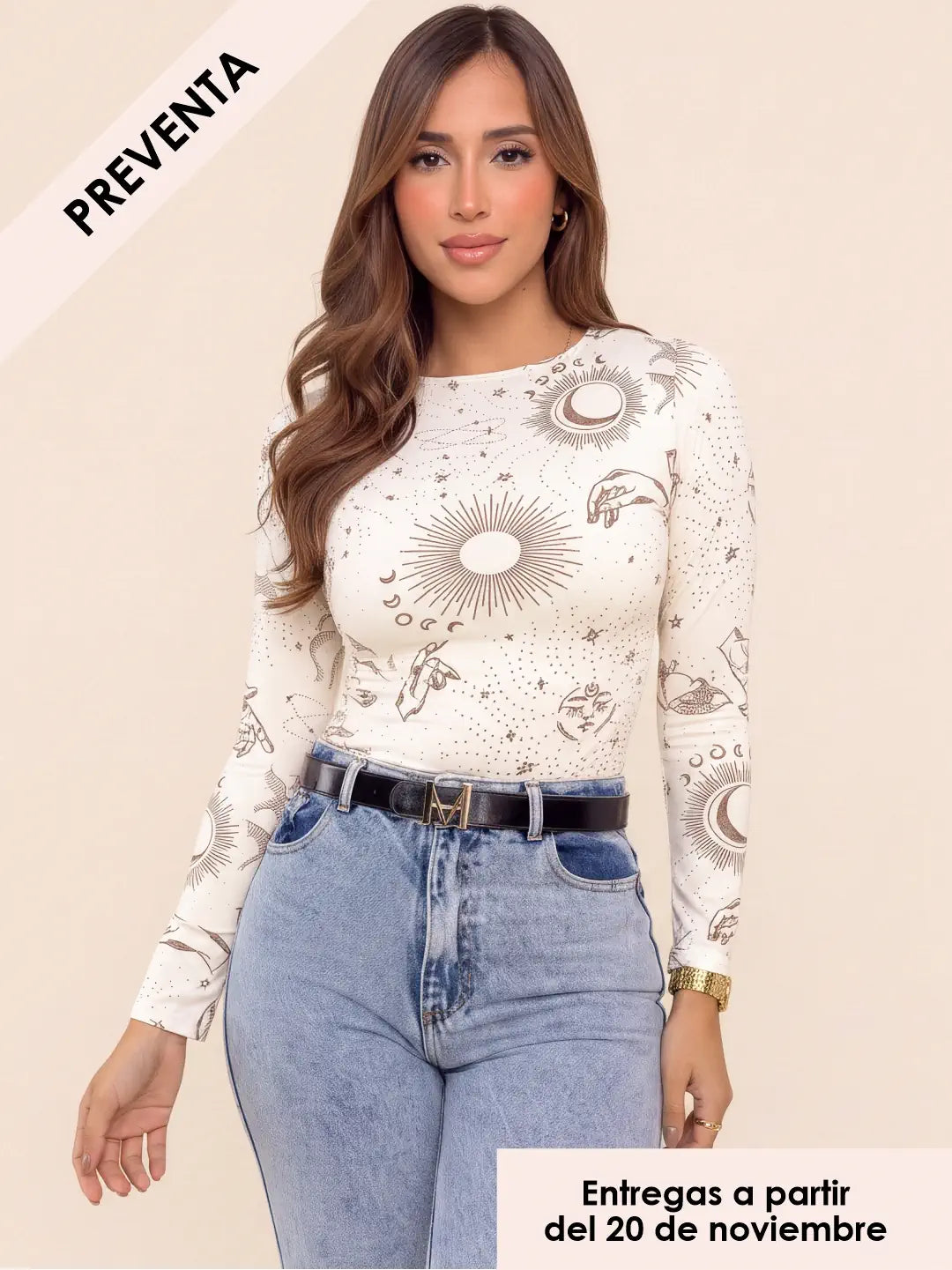 BODY LUNA MARFIL - Tienda Coral