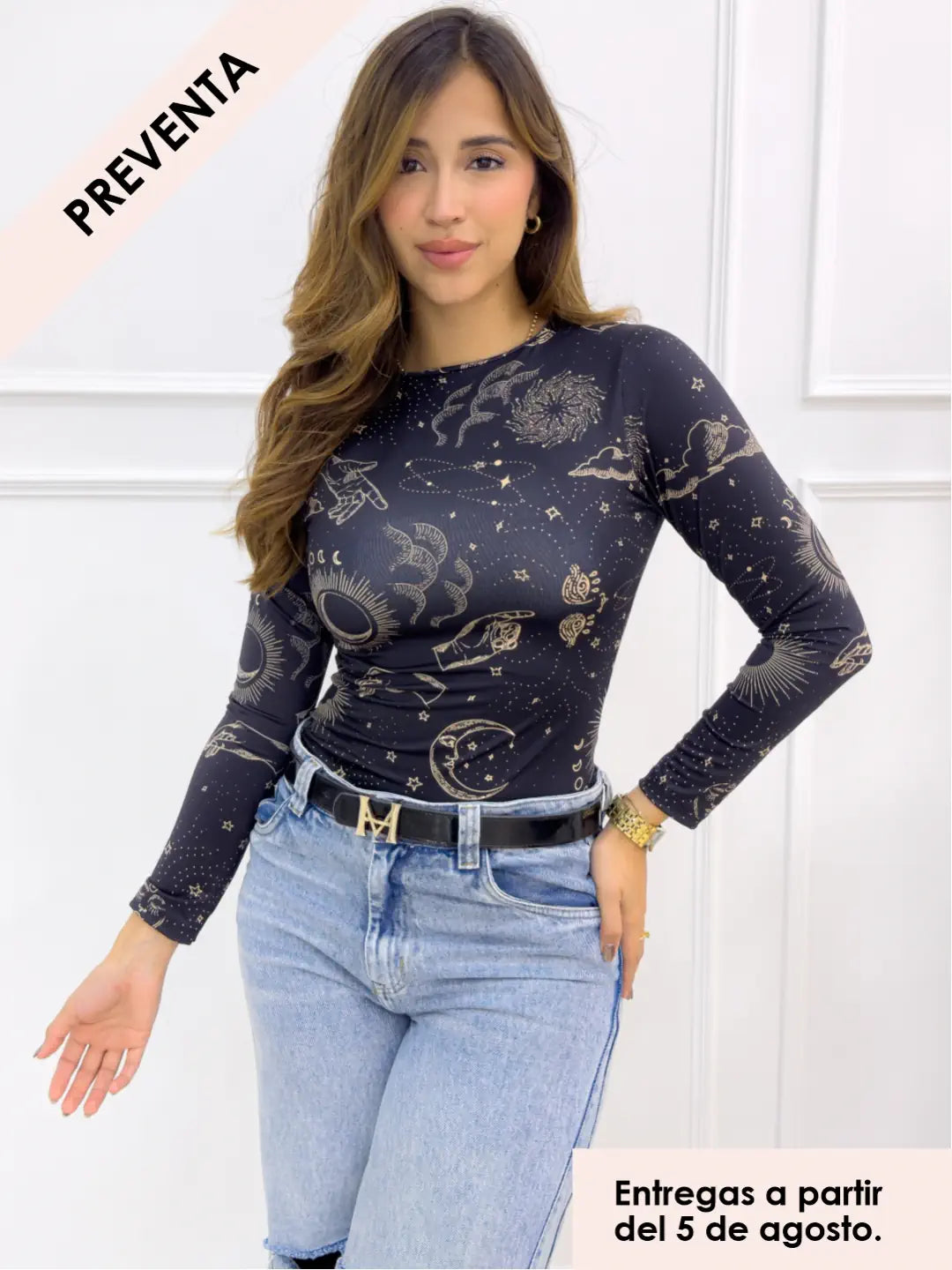 BODY LUNA NEGRO - Tienda Coral