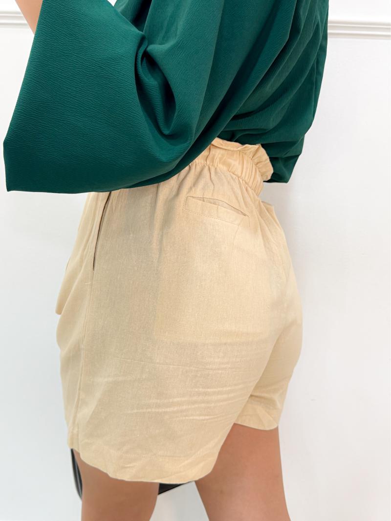 SHORT PIERO BEIGE - Tienda Coral
