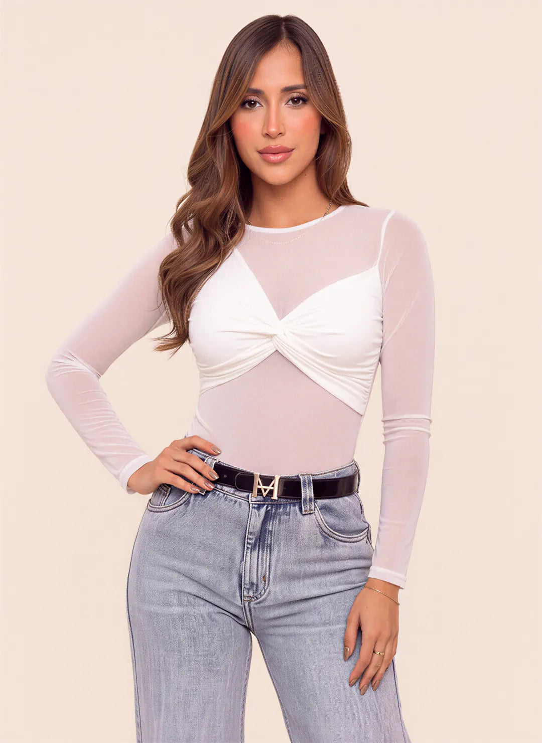 BLUSA GEMMA BLANCA - Tienda Coral
