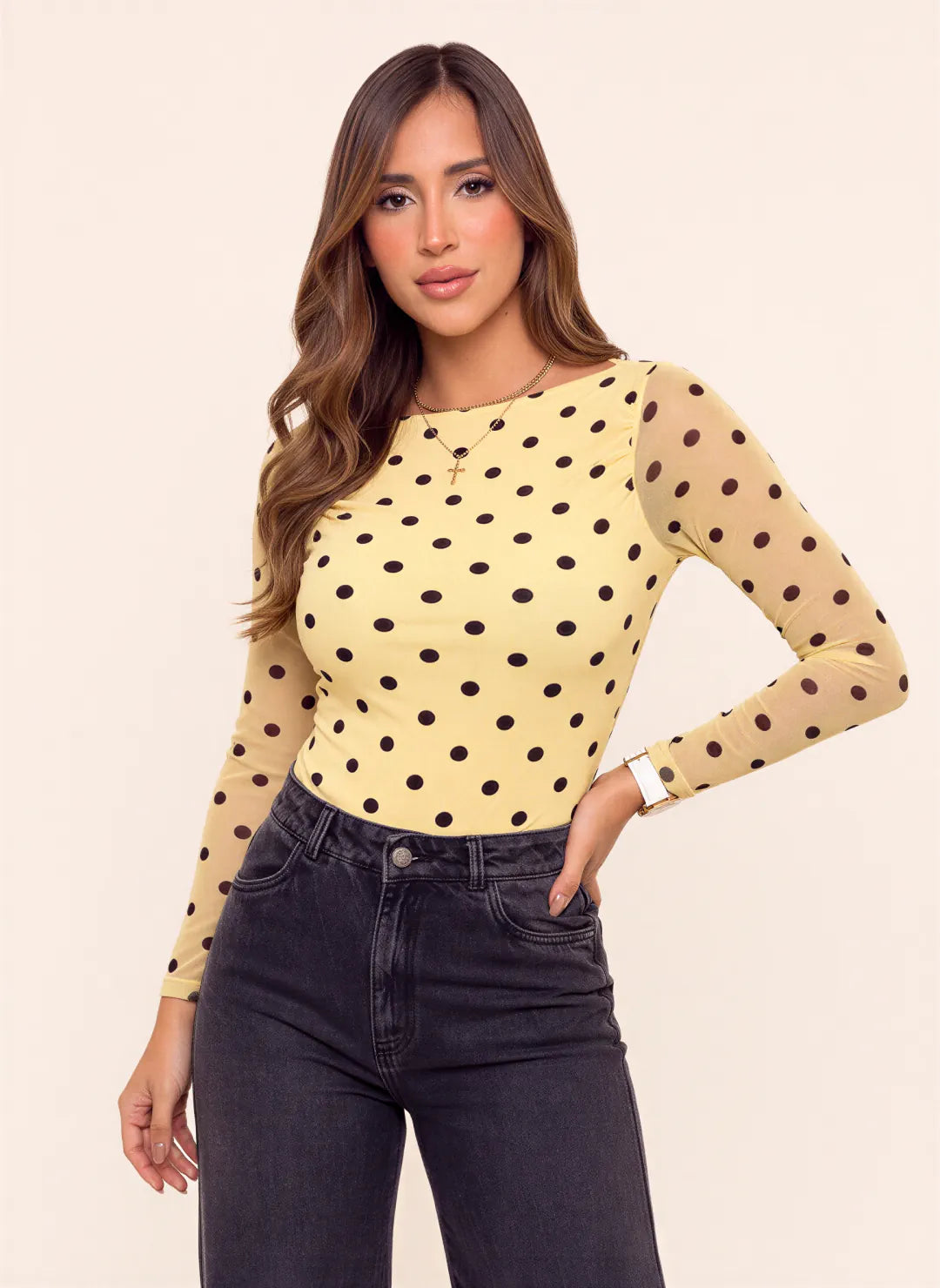 BLUSA BARBARA AMARILLA - Tienda Coral
