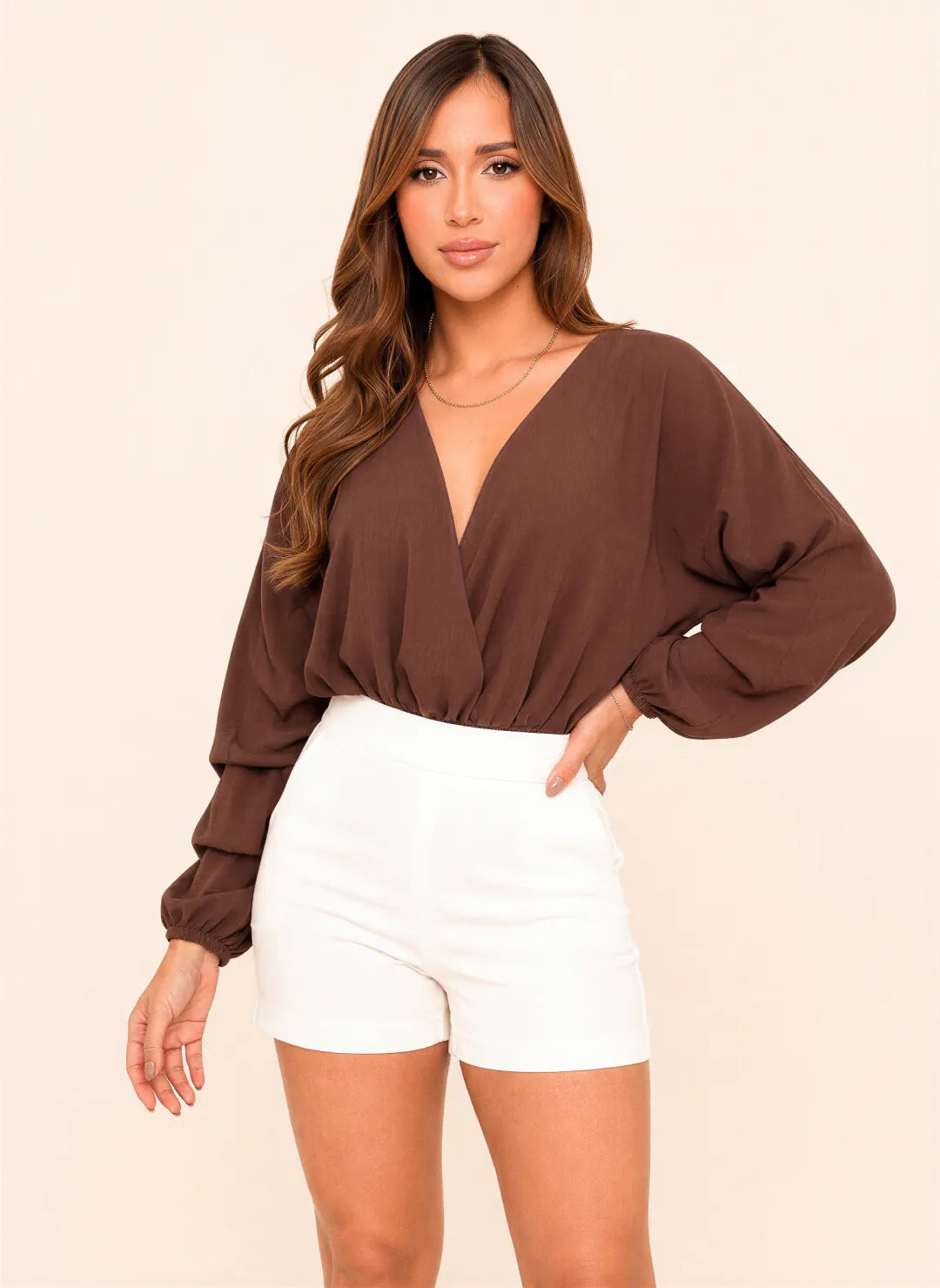 BLUSA DONATELLA CAFE - Tienda Coral
