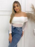 BLUSA ELODY MARFIL - Tienda Coral