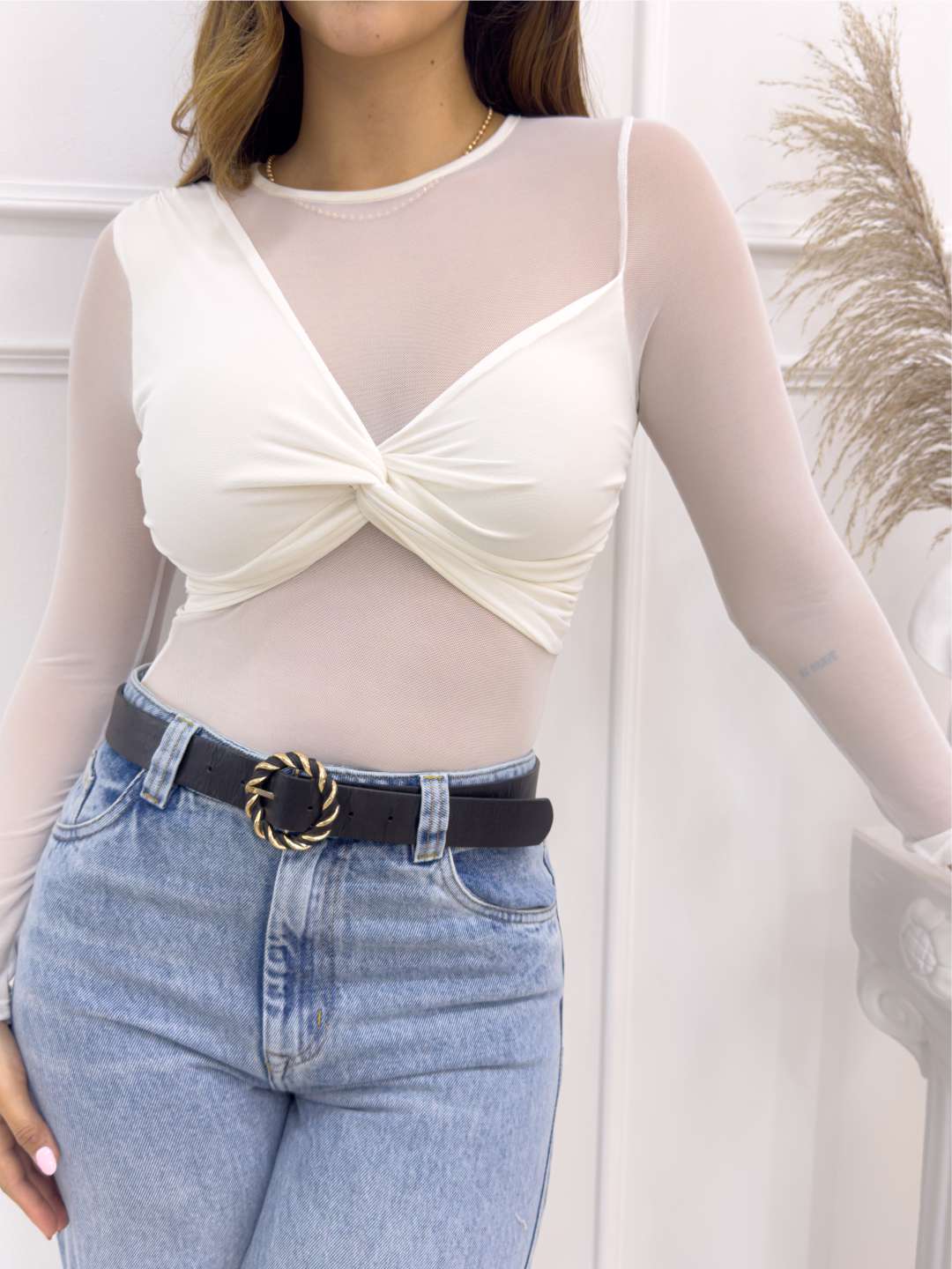 BLUSA GEMMA BLANCA - Tienda Coral