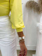 BLUSA GRACE AMARILLA - Tienda Coral