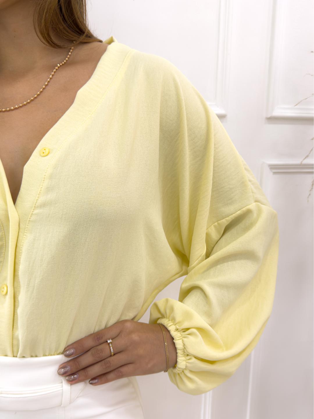 BLUSA SELENE AMARILLA - Tienda Coral