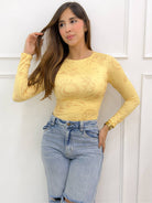 BODY LUNA AMARILLO - Tienda Coral