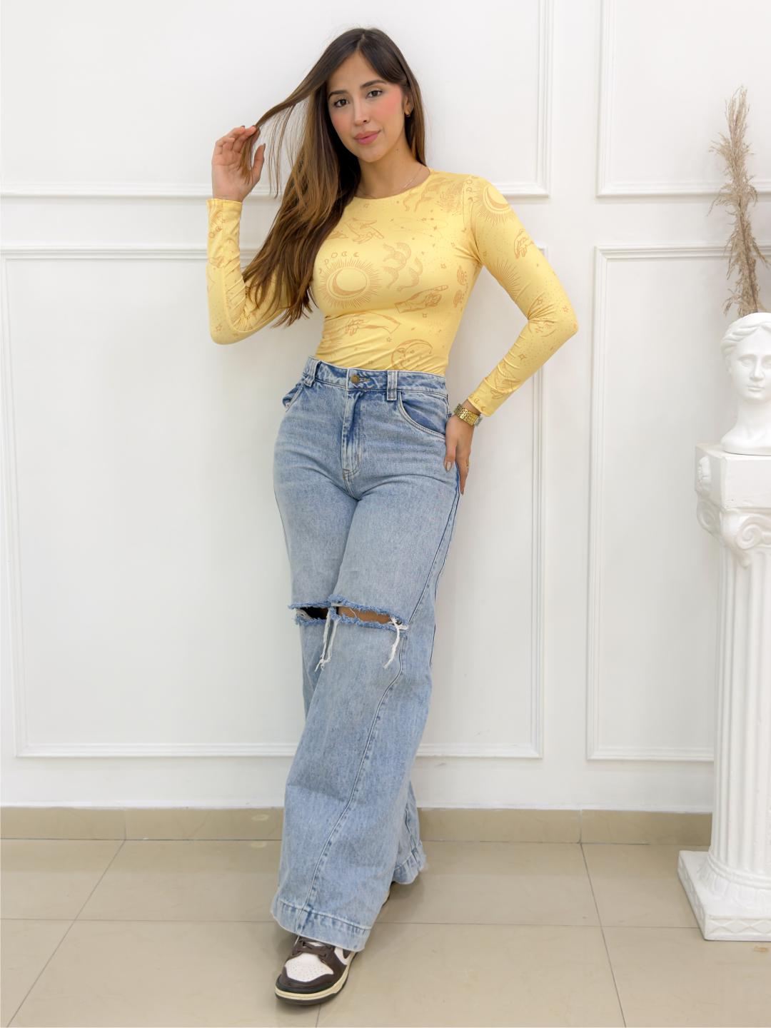 BODY LUNA AMARILLO - Tienda Coral