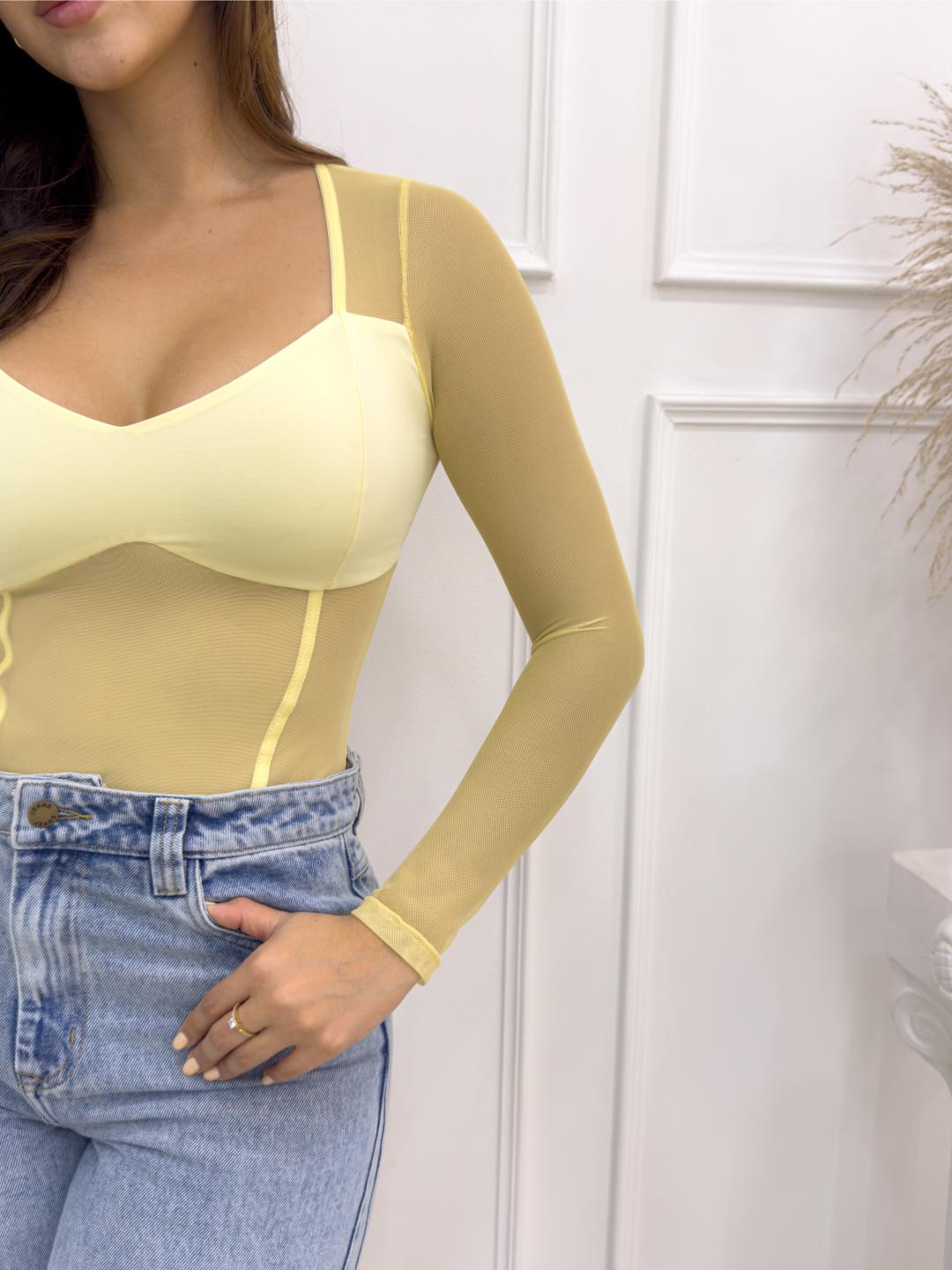 BODY MADONNA AMARILLO - Tienda Coral