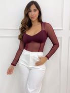 BODY MADONNA VINOTINTO - Tienda Coral