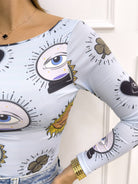 BODY TIZIANA AZUL CIELO - Tienda Coral