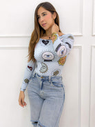 BODY TIZIANA AZUL CIELO - Tienda Coral