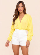BLUSA DONATELLA AMARILLA - Tienda Coral
