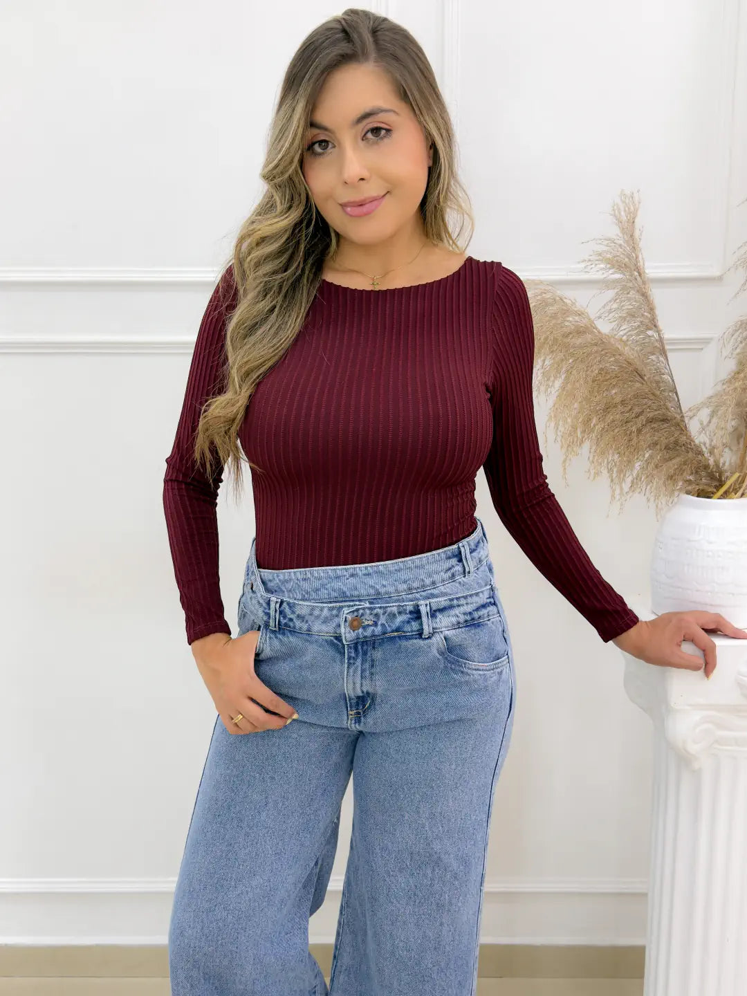 BODY NASHVILLE VINOTINTO - Tienda Coral