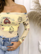 BLUSA ELODY MISTICA AMARILLO - Tienda Coral