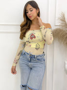 BLUSA ELODY MISTICA AMARILLO - Tienda Coral