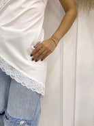 BLUSA DALINA MARFIL - Tienda Coral