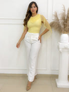 BODY LOREINE AMARILLA - Tienda Coral