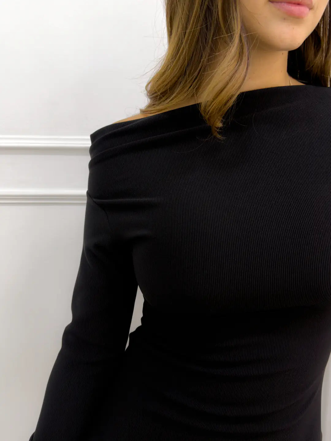 VESTIDO MARGARET NEGRO - Tienda Coral