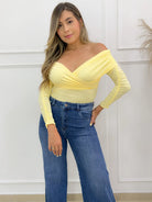 BODY ARIEL AMARILLO - Tienda Coral