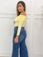 BODY ARIEL AMARILLO - Tienda Coral