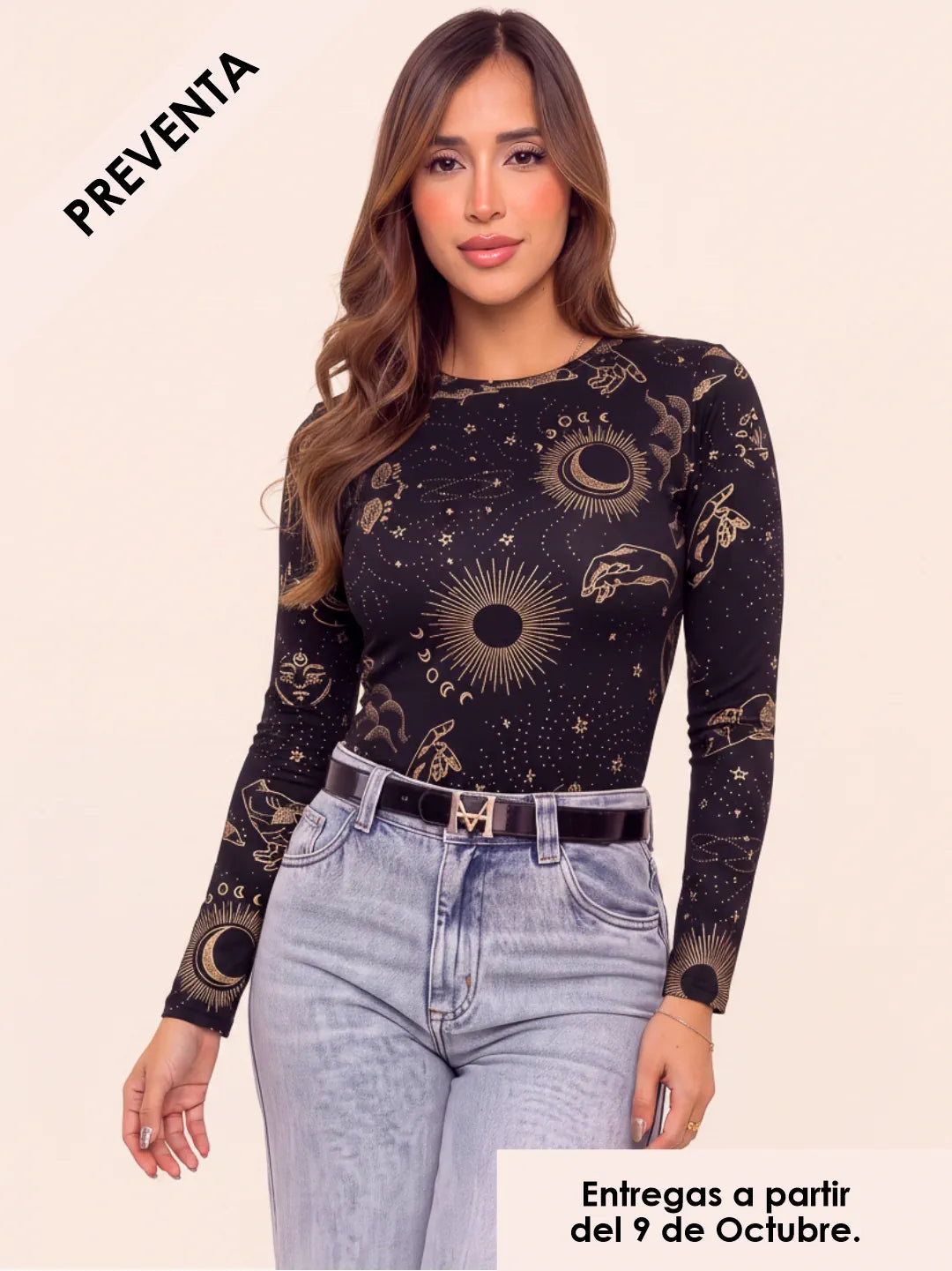 BODY LUNA NEGRO - Tienda Coral