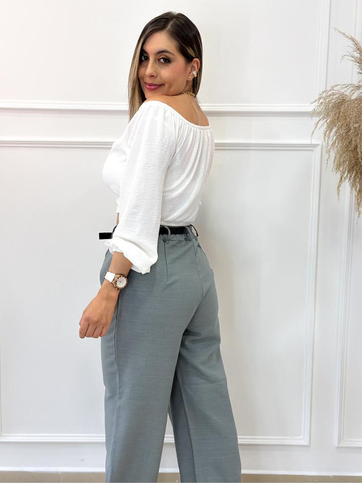 PANTALON CANDIDA GRIS