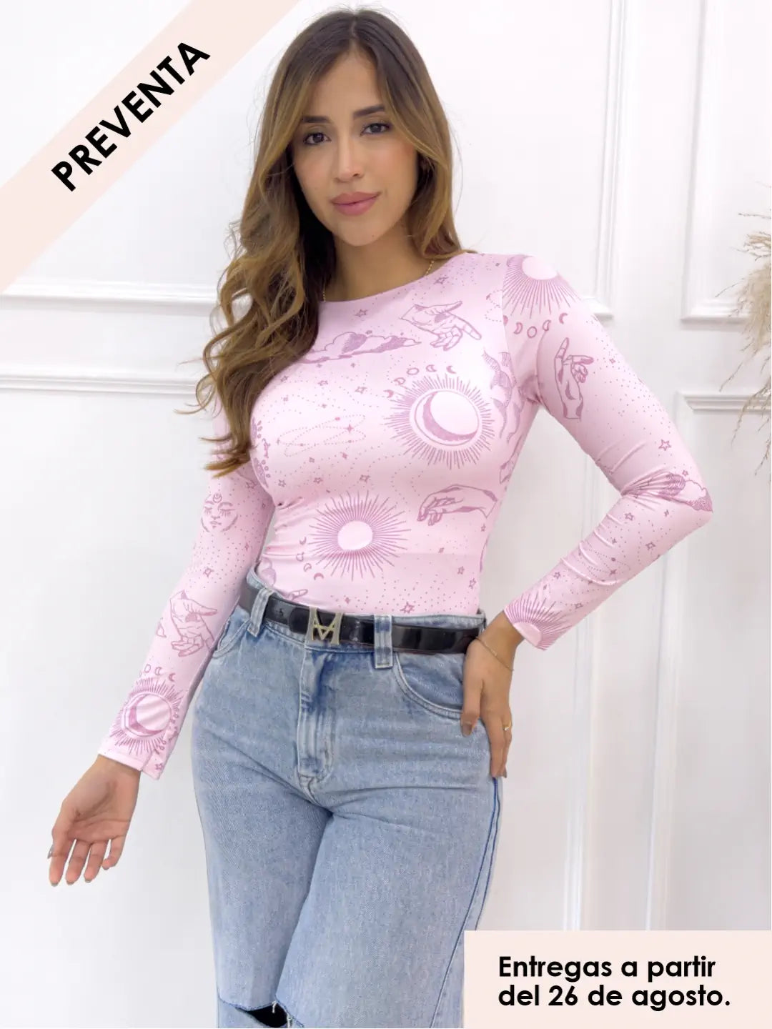 BODY LUNA ROSADO - Tienda Coral