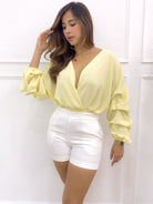 BLUSA DONATELLA AMARILLA - Tienda Coral