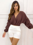 BLUSA DONATELLA CAFE - Tienda Coral