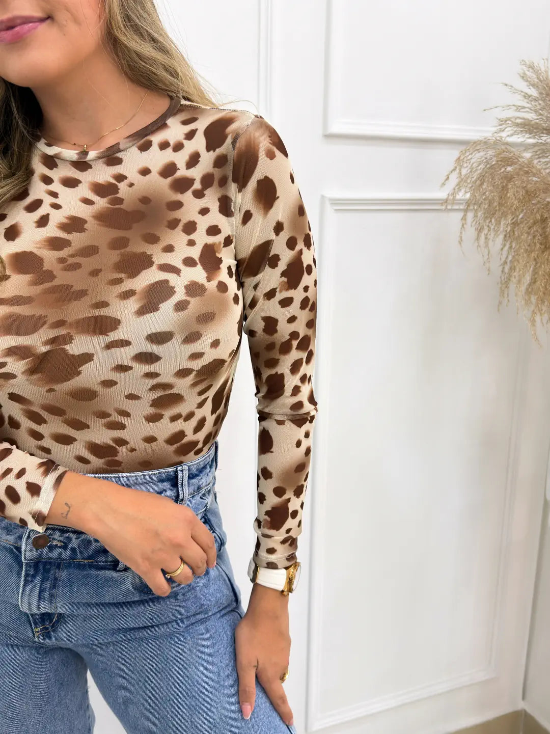 BLUSA COFFEE DEER - Tienda Coral