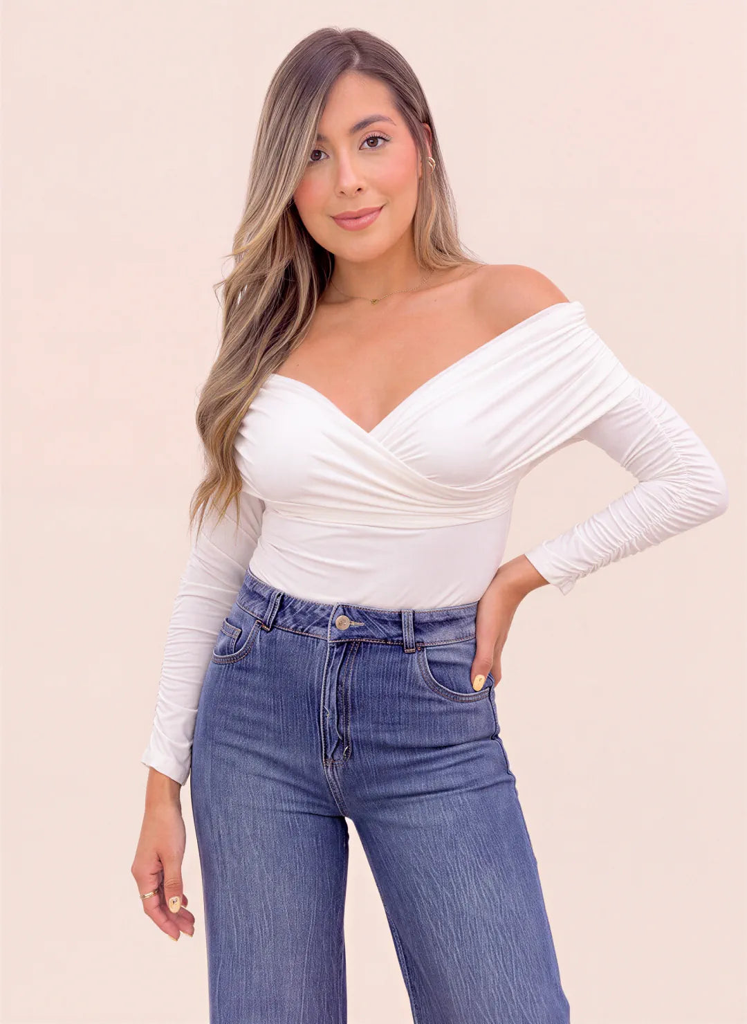 BODY ARIEL BLANCO - Tienda Coral
